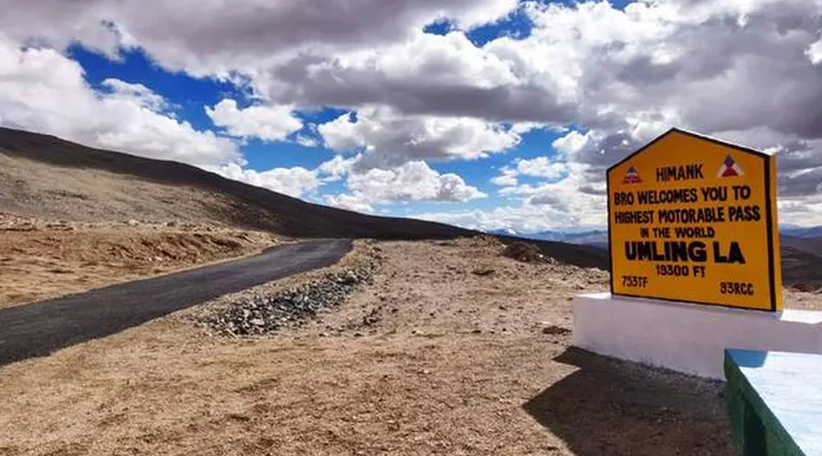 The Highest Motorable Road - The Umling La